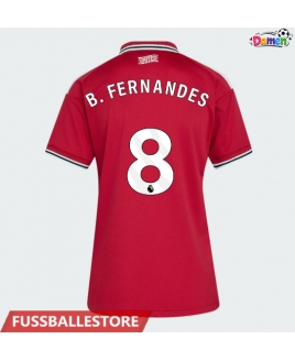 Günstige Manchester United Bruno Fernandes #8 Heimtrikot Damen 2026-27 Kurzarm